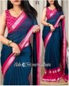 SF 696 Simple Designer Chiffon Party Wear Sarees Wholesale Shop In Surat
